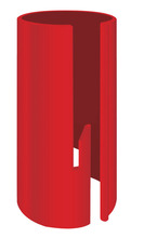 Papirklipper til gavepapir rød